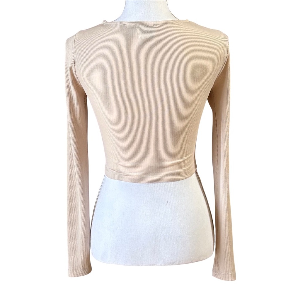 Princess Polly Stormi Ruched Underwire Drawstring Crop Top Corset Detail Size 4 - Picture 4 of 11